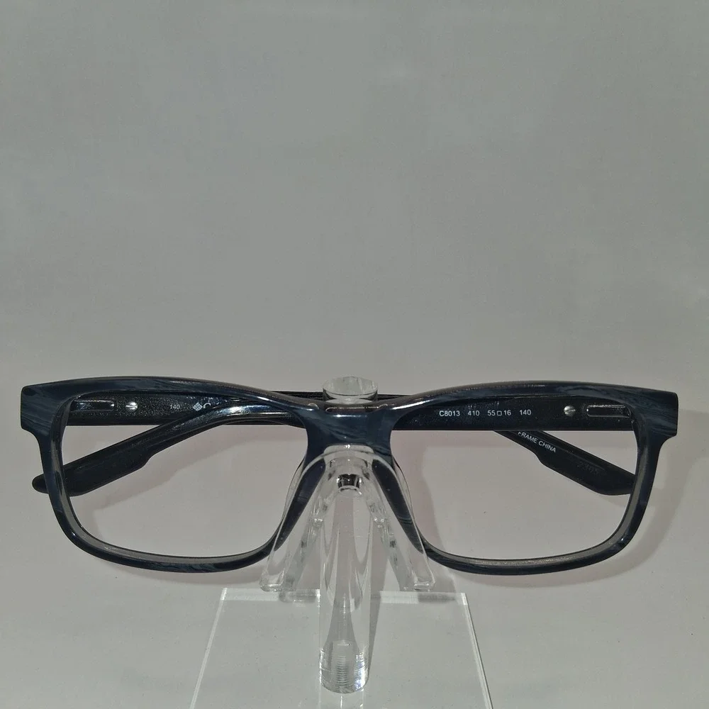 Columbia C8013 410 Eyeglasses Frames Rectangular Grey Woodgrain 55-16-140 Mens